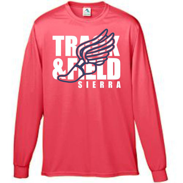 Sierra Track & Field LS Wicking Shirt- Shoe