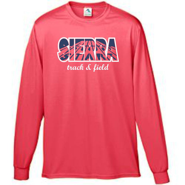 Sierra Track & Field LS Wicking Shirt- Start