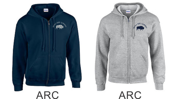 PLE Zip Up Hoodie- 2 designs- Matte or Glitter