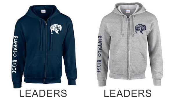 PLE Zip Up Hoodie- 2 designs- Matte or Glitter