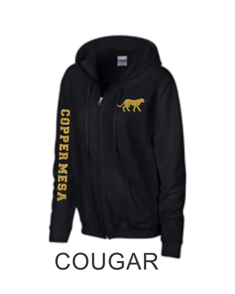 CME Zip Up Hoodie-2 Designs- Matte or Glitter