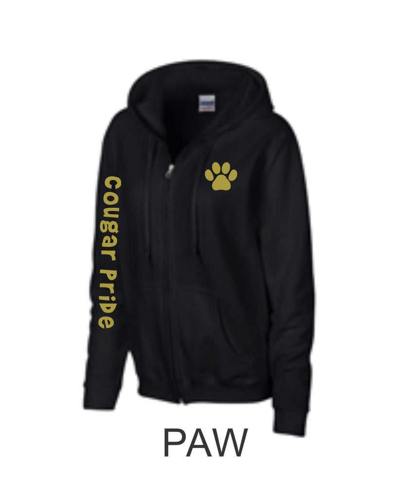 CME Zip Up Hoodie-2 Designs- Matte or Glitter