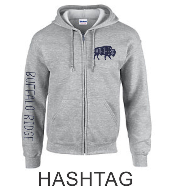 PLE Zip Up Hoodie- 2 designs- Matte or Glitter