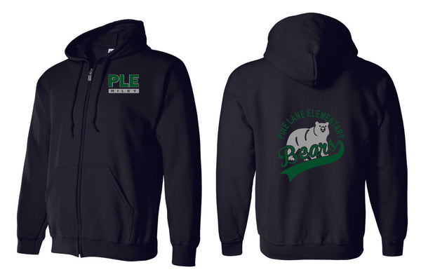PLE Zip Up Hoodie- 2 designs- Matte or Glitter