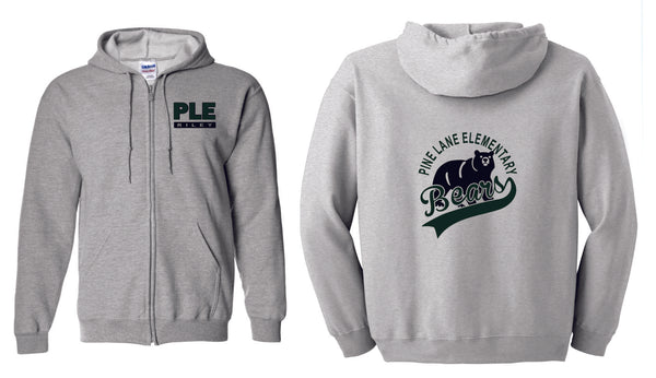 PLE Zip Up Hoodie- 2 designs- Matte or Glitter