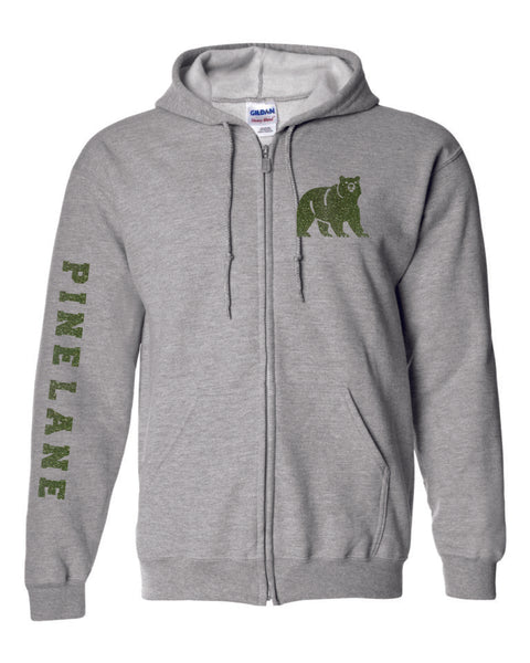 PLE Zip Up Hoodie- 2 designs- Matte or Glitter
