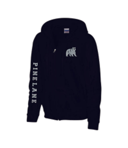 PLE Zip Up Hoodie- 2 designs- Matte or Glitter