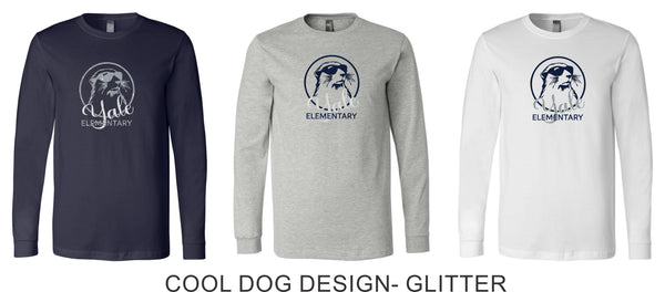 Yale Elementary Long Sleeve Tee- 4 designs- Adult, Youth Sizes
