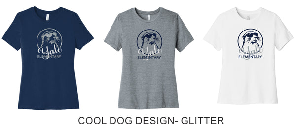 Yale Elementary Bella Canvas Ladies Tee- Matte or Glitter
