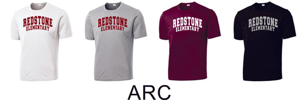 Redstone Wicking Short Sleeve Tee- 3 designs- Adult, Ladies, Youth Sizes