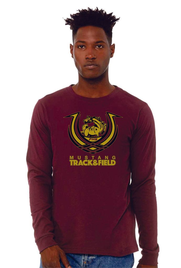 Pondo ATHLETE Track & Field Bella Canvas Long Sleeve Tee