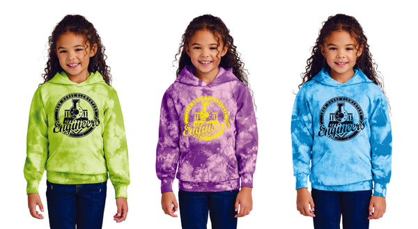 Iron Horse Tie Dye Hoodie- Adult and Youth Sizes