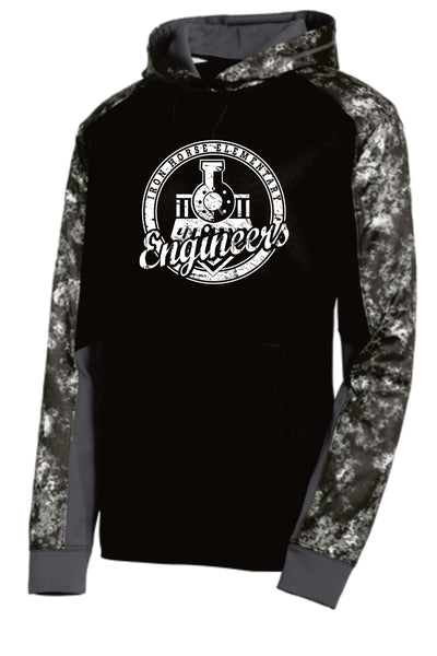 Iron Horse Colorblock Hooded Wicking Sweatshirt- Youth, Unisex Sizes