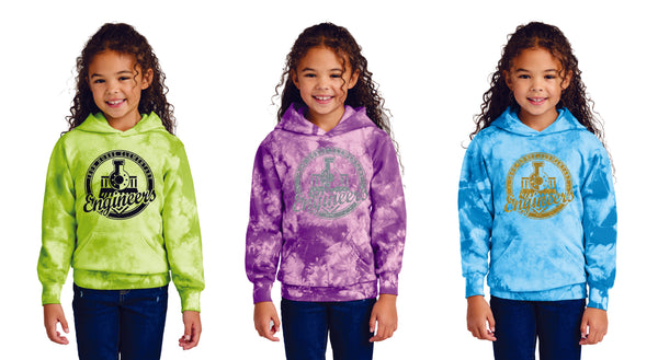 Iron Horse Tie Dye Hoodie- Adult and Youth Sizes