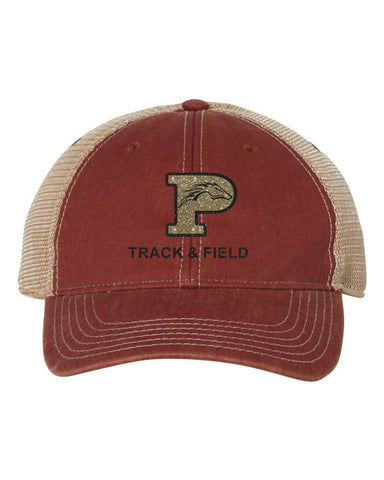 Pondo FAN Track & Field Glitter Trucker Hat