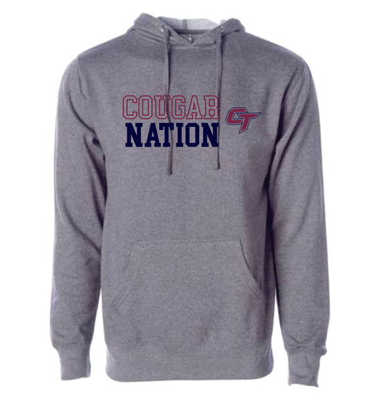 CT Cougars Hoodie- Adult and Youth