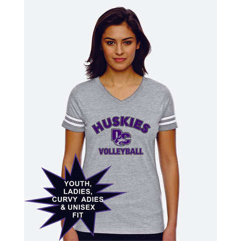 DCHS Volleyball Varsity Tee- Matte or Glitter