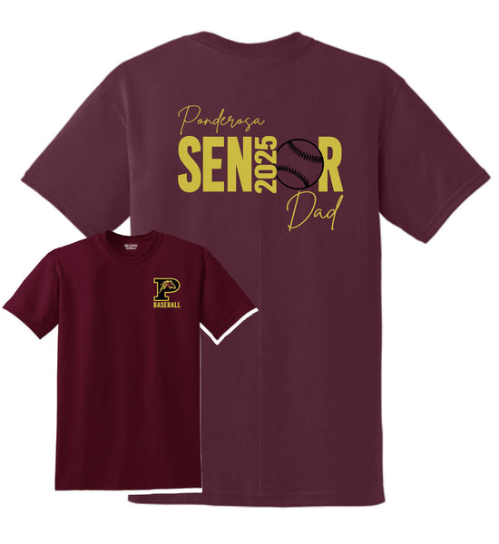 Pondo Baseball Basic SENIOR DAD Tee