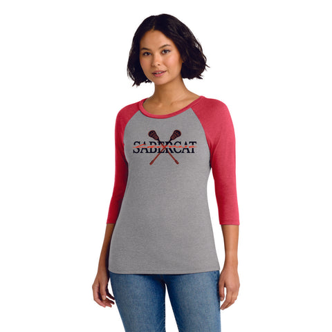 Castle View LAX Ladies Raglan Tee- 4 designs
