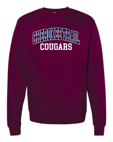 CT Cougars Crewneck Sweatshirt- 4 designs