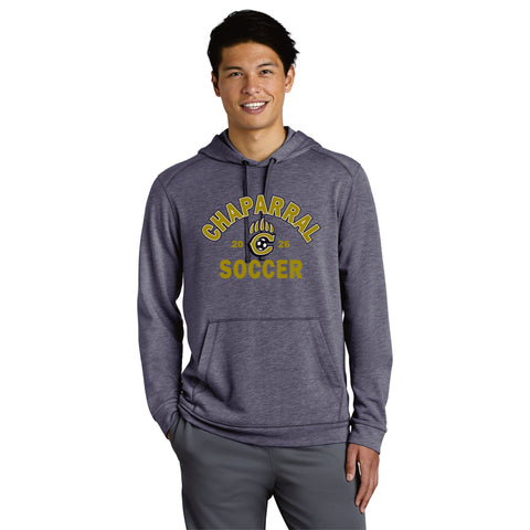 Chap Soccer Unisex Wicking Triblend Hoodie-Matte or Glitter
