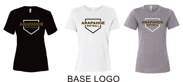 AHS Softball Ladies Bella Canvas Tee- Round or V Neck