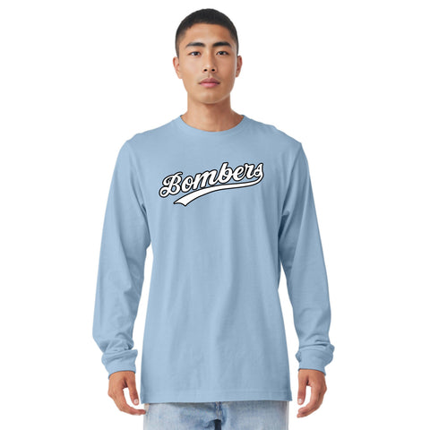 Bombers Bella Canvas Long Sleeve Tee- 4 Colors- Matte or Glitter