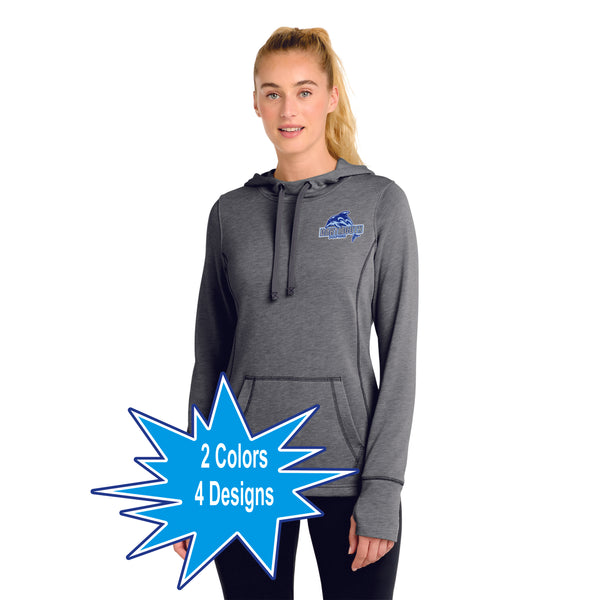 Dartmouth Triblend Wicking Hoodie- Ladies and Unisex Sizes