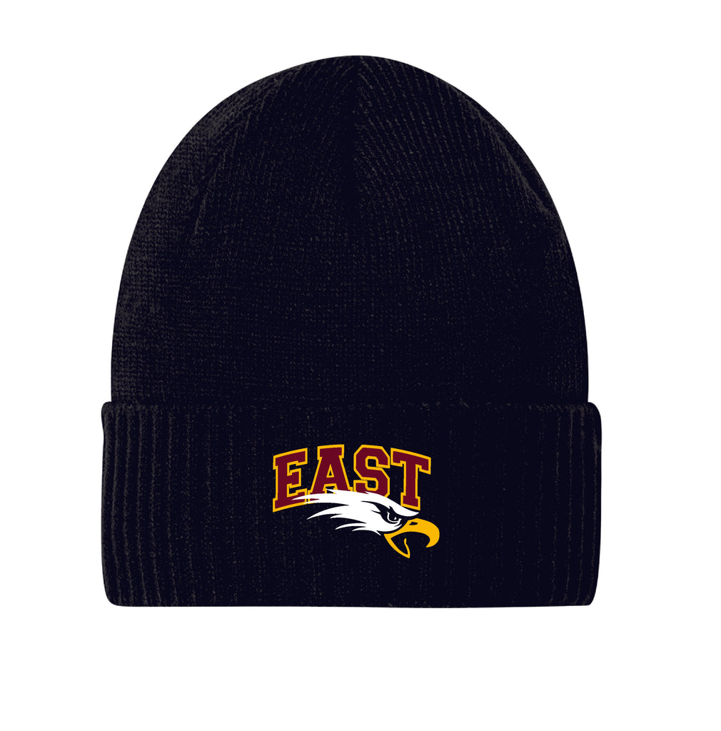 EAST MS Embroidered Design Knit Beanie