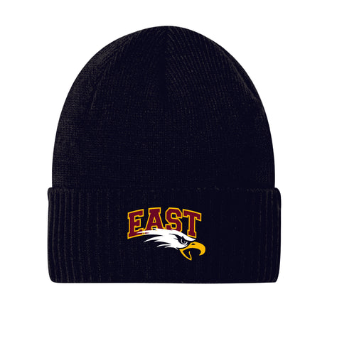 EAST MS Embroidered Design Knit Beanie