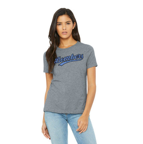 Bombers Bella Canvas Ladies Tee- 4 Colors- Matte or Glitter