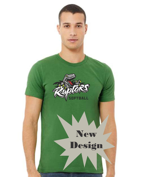 Raptors Softball RAPTOR Tee- Ladies and Unisex Sizes