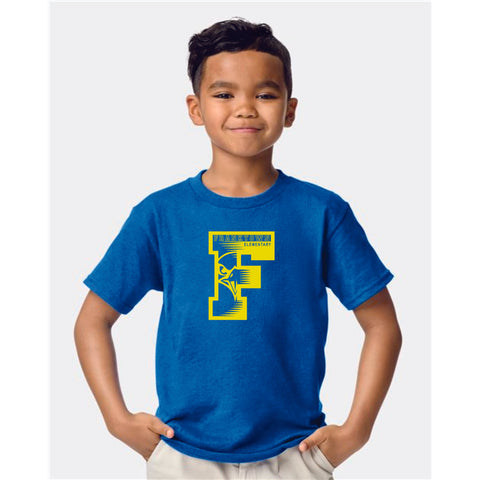 Franktown "F" Basic Tee- Matte or Glitter