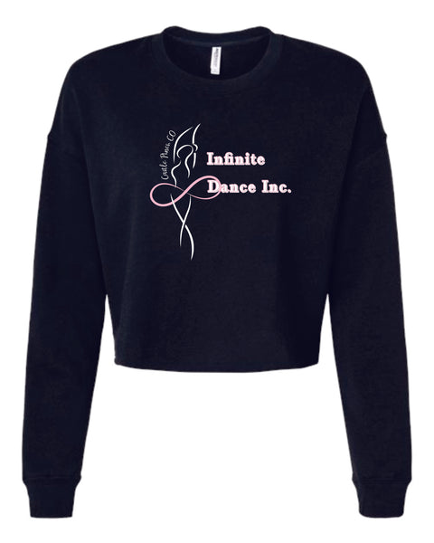 Infinite Dance Ladies Cropped Crewneck Sweatshirt