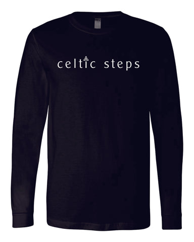 Celtic Steps Unisex Long Sleeve Tee-Matte or Glitter