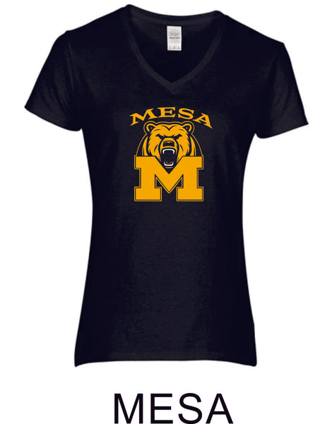 Mesa MS Ladies Short Sleeve Tee- 3 designs-Matte or Glitter