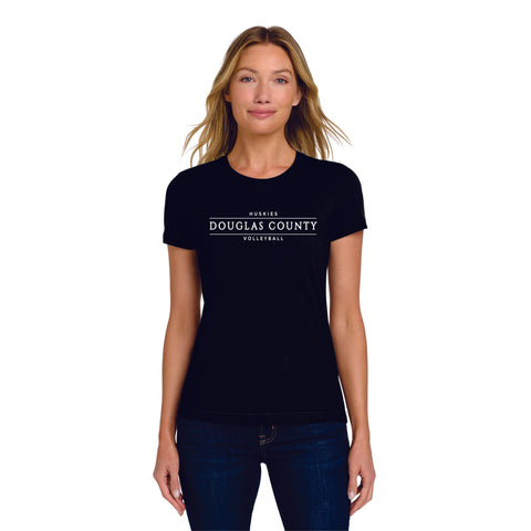 DCHS Volleyball CLASSIC Softsyle Tee- Matte and Glitter