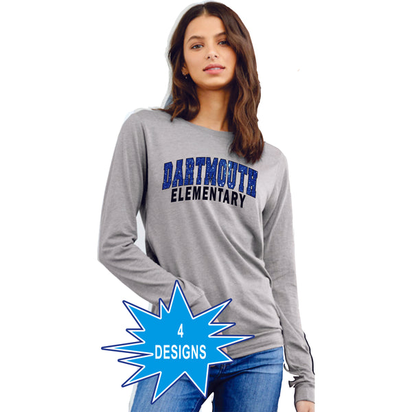 Dartmouth Bella Canvas Long Sleeve Tee- Youth and Adult Sizes
