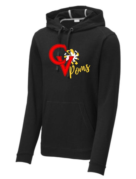 CV Poms Triblend Wicking Hoodie- Ladies or Unisex- 5 designs