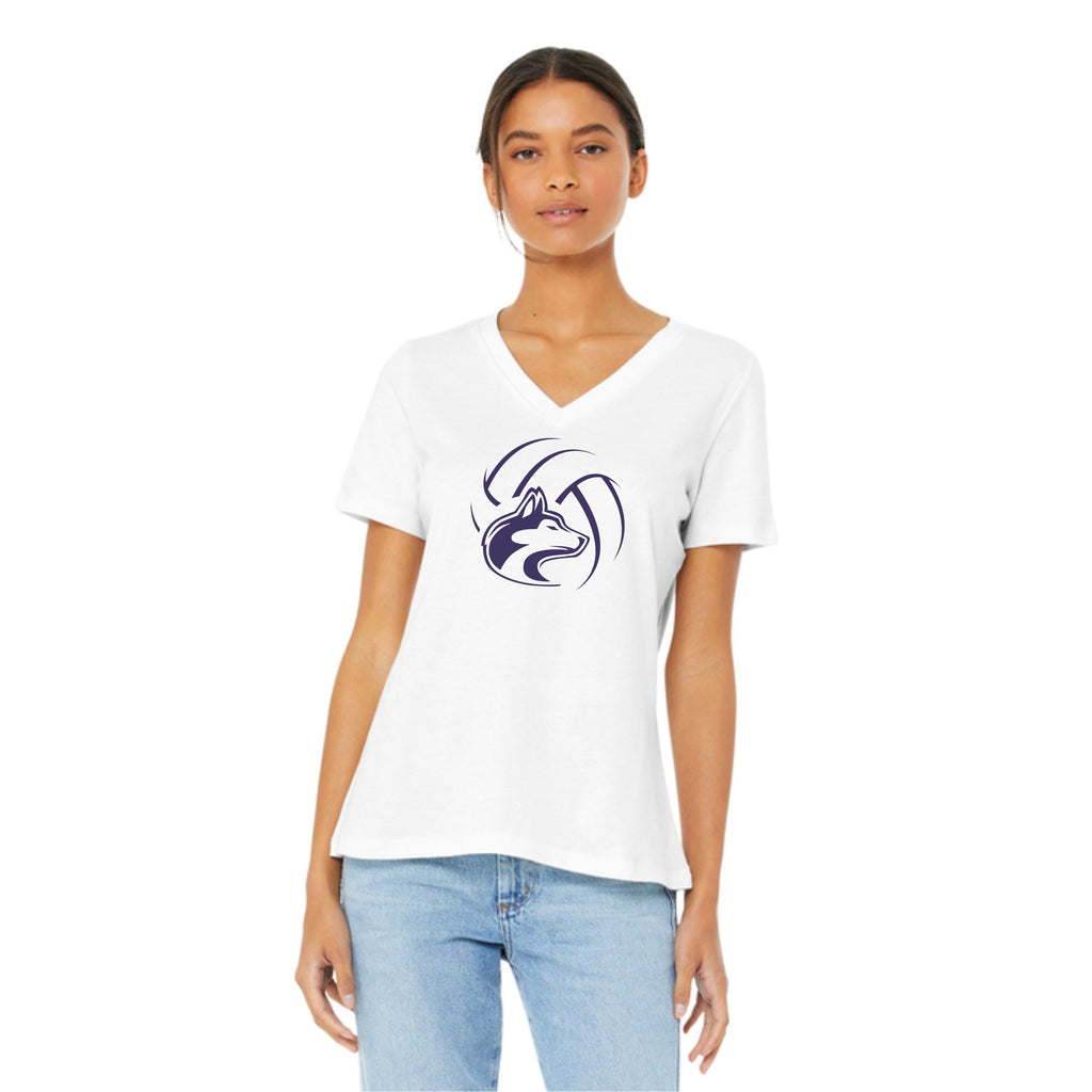 DCHS Volleyball Ladies V-Neck Tee- 4 Designs
