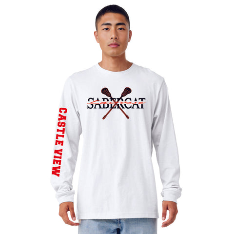 Castle View LAX Bella Canvas Long Sleeve Tee- 4 Designs