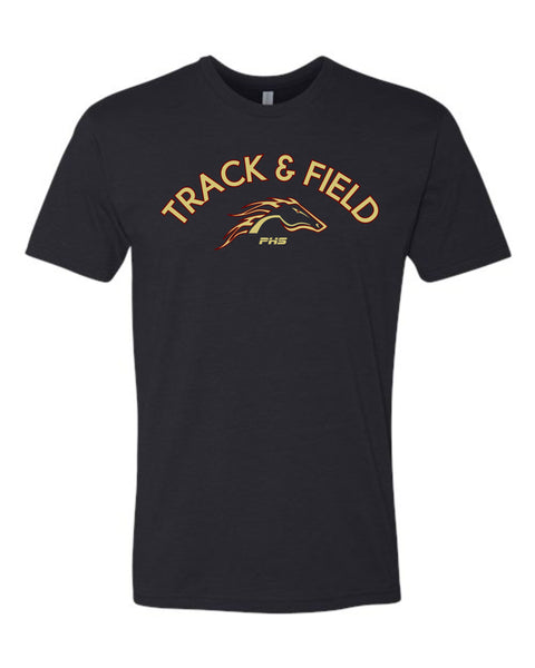 Pondo FAN Track & Field ARC Tee- matte and glitter