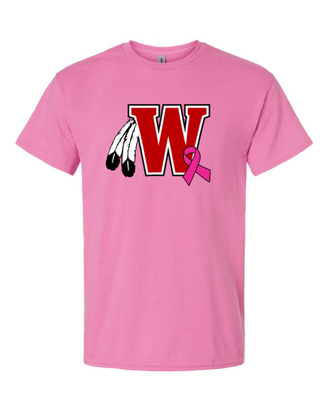 Warriors Pink Basic Tee- Matte or Glitter