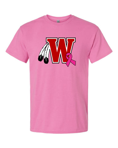 Warriors Pink Basic Tee- Matte or Glitter