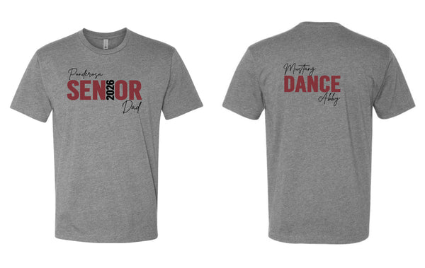 Pondo Dance Bella Canvas SENIOR YEAR Tee