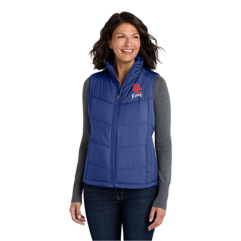 Creek Poms Puffer Vest- Ladies and Unisex Sizes