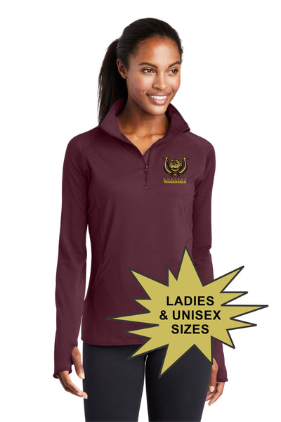 Pondo ATHLETE Track & Field Sports Wik 1/4 Zip Pullover