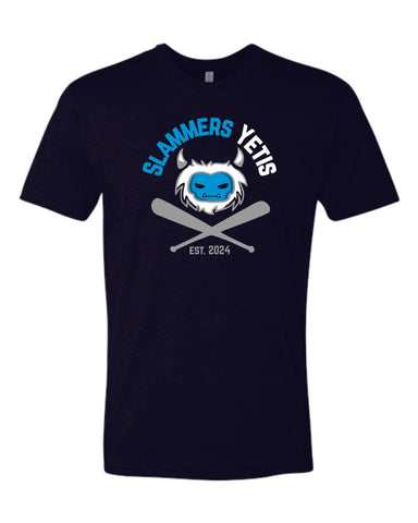 Slammers Yeti Unisex Tee- Matte or Glitter