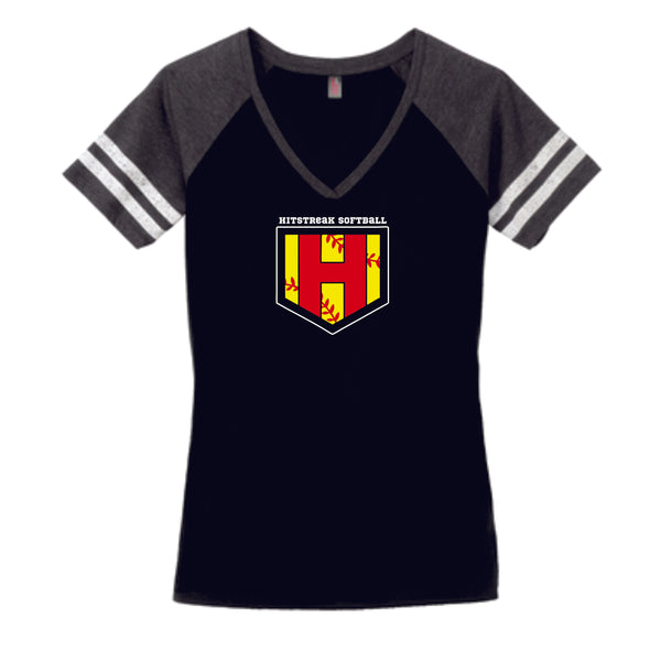 Hitstreak Gold Ladies Raglan Tee- 2 colors