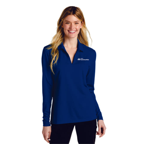 KOELBEL Nike Ladies Dri-FIT Micro Pique 2.0 Long Sleeve Polo